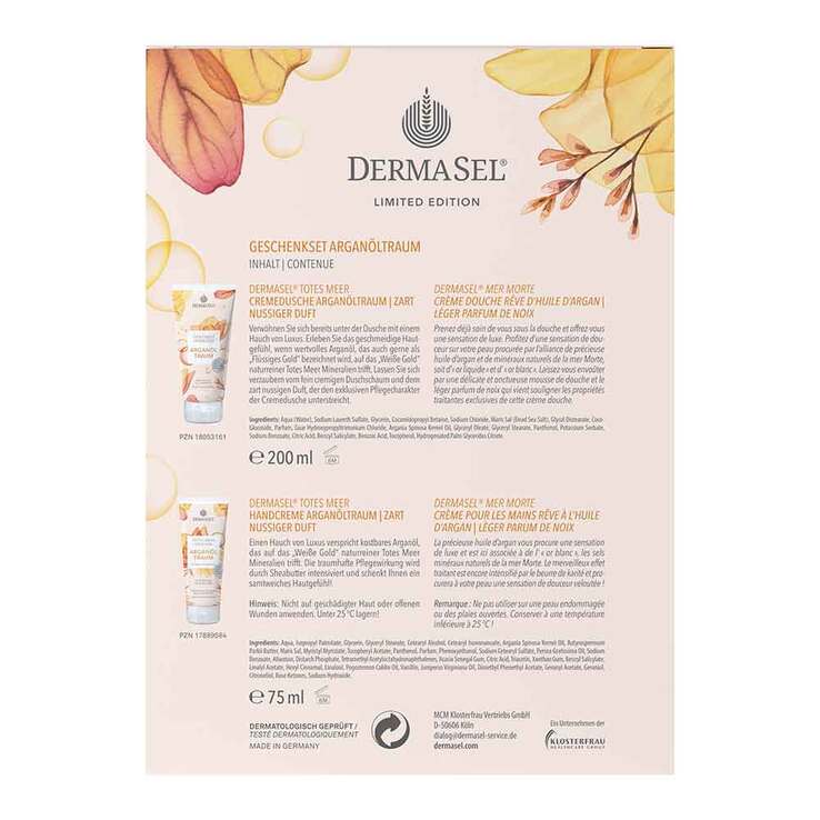Dermasel Totes Meer Gesch.Set Arganöl Traum lim.Ed, 1 St