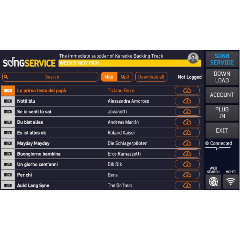 M-Live Divo Base 64 backing track player