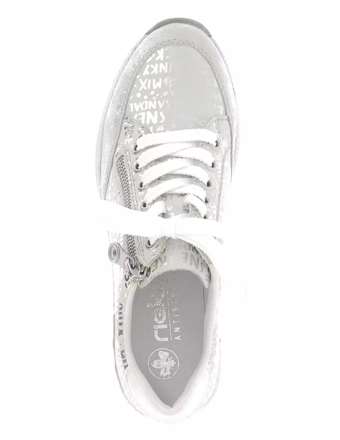 RIEKER N4316-90 - Baskets WeissBianco