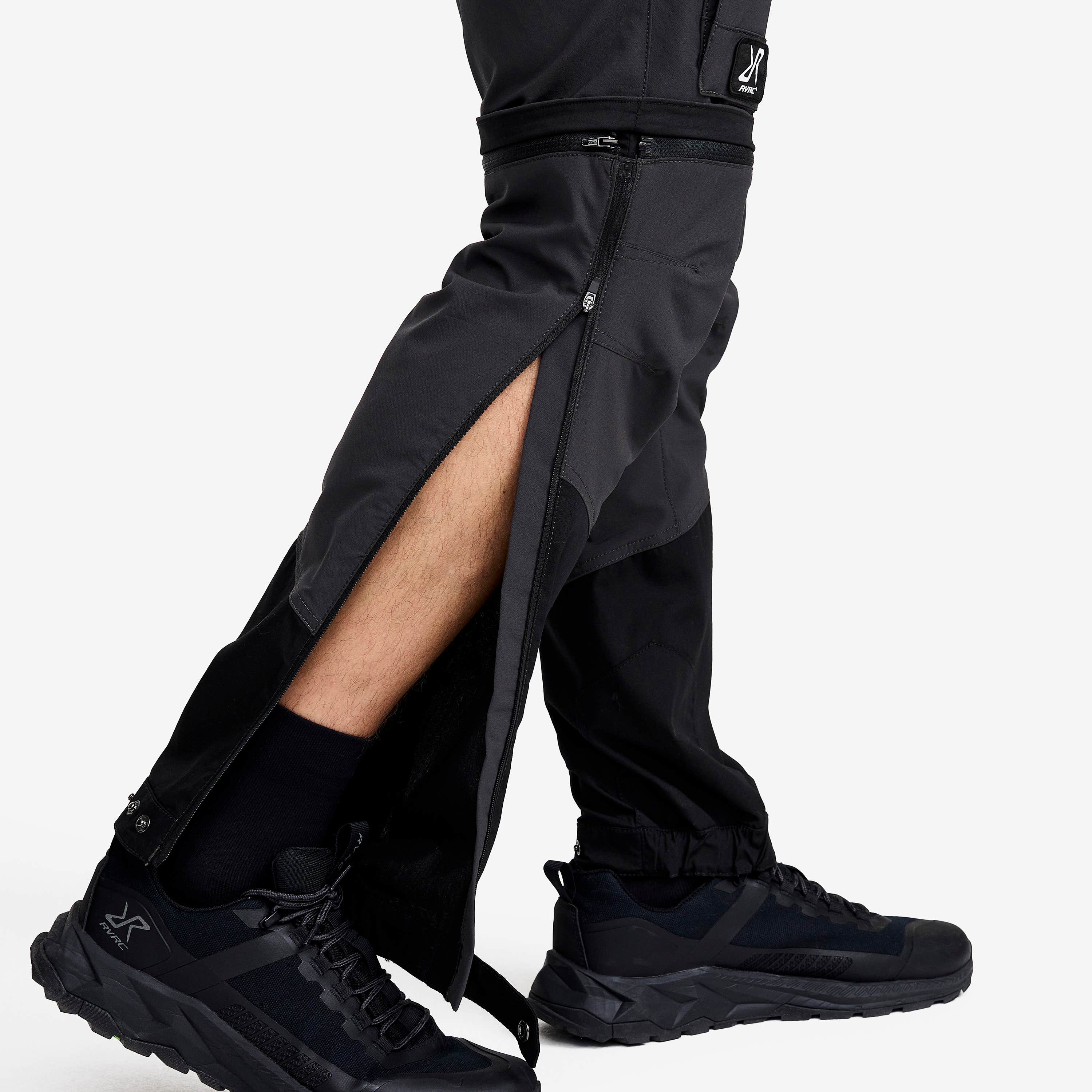 Range Pro Stretch Zip-off Pants Herre Anthracite/Black