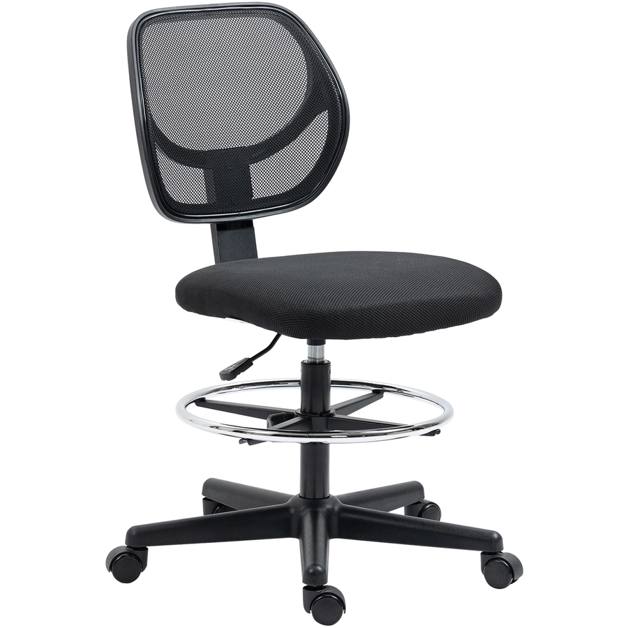 Vinsetto Bürostuhl ideal für Sitz und Stehplätze mit Fußstütze schwarz