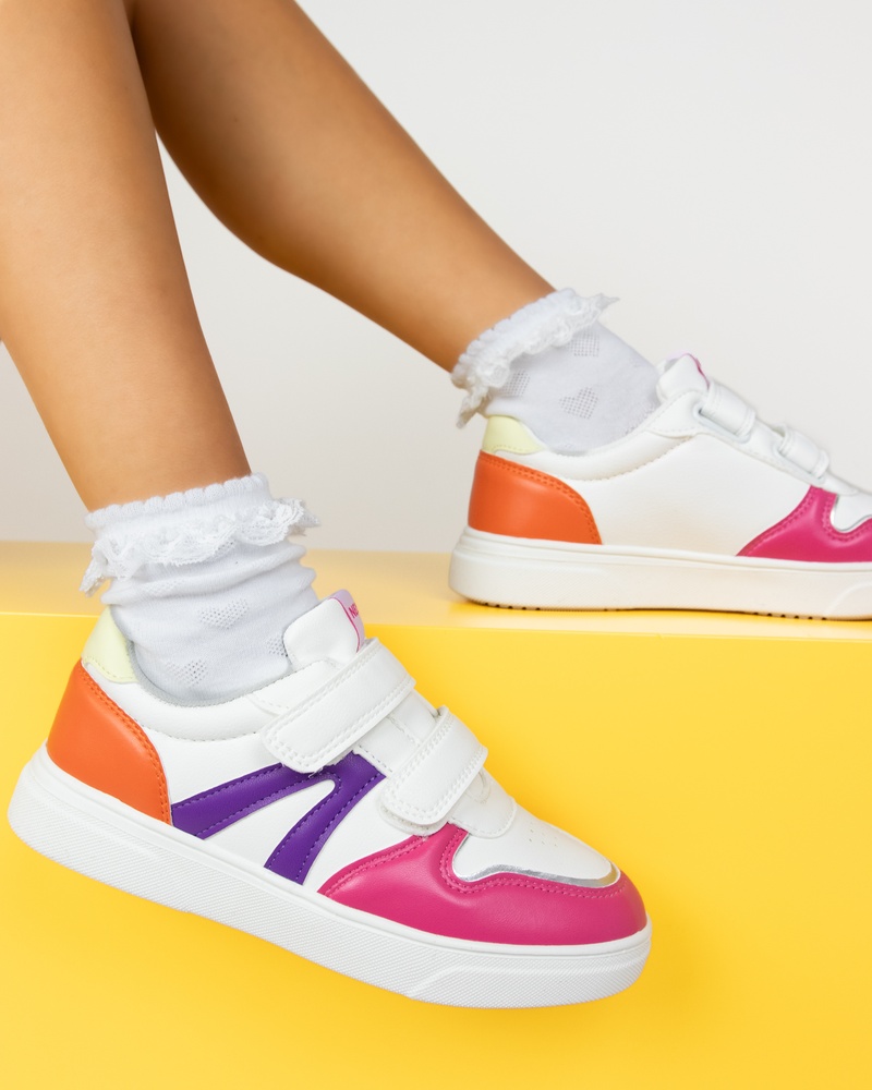 Nelson Kids Lage sneakers  - wit