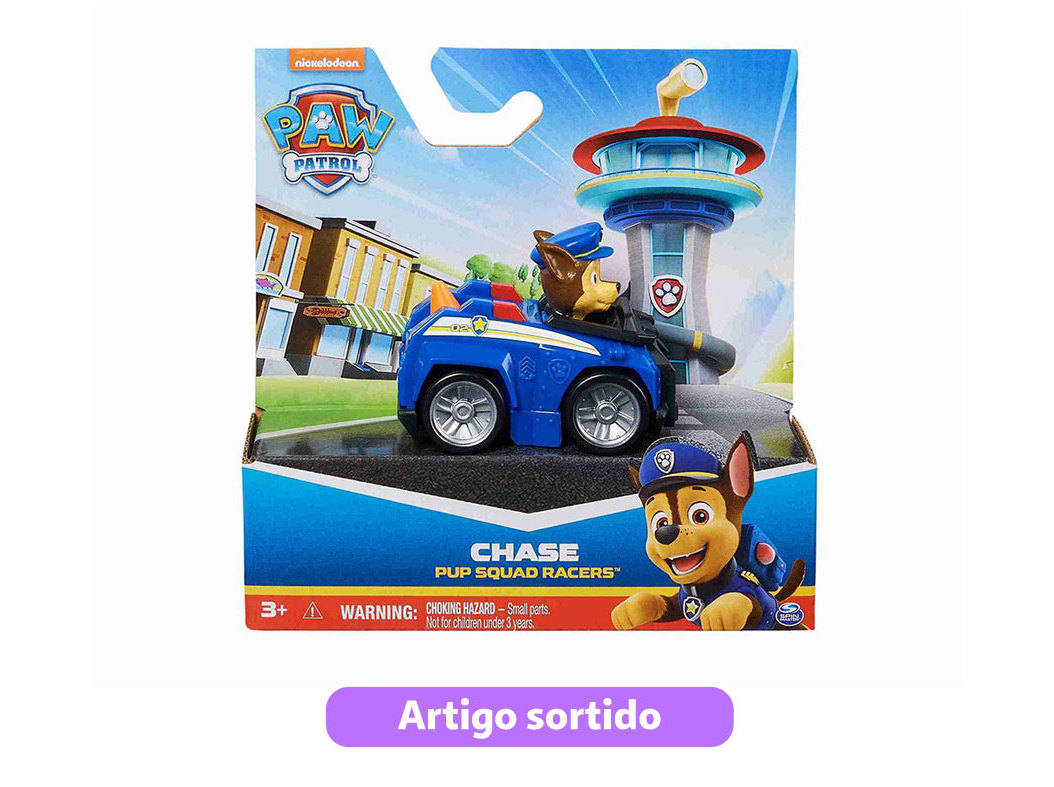 VEÍCULO PUP SQUAD PATRULHA PATA MODELOS SORTIDOS