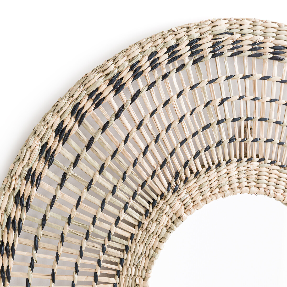 LA REDOUTE INTERIEURS<br>Espelho redondo em herbário Ø50 cm, Macio