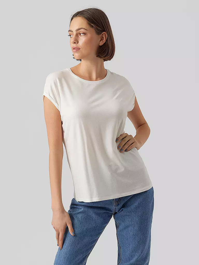 VERO MODA T-Shirt VMAVA weiss