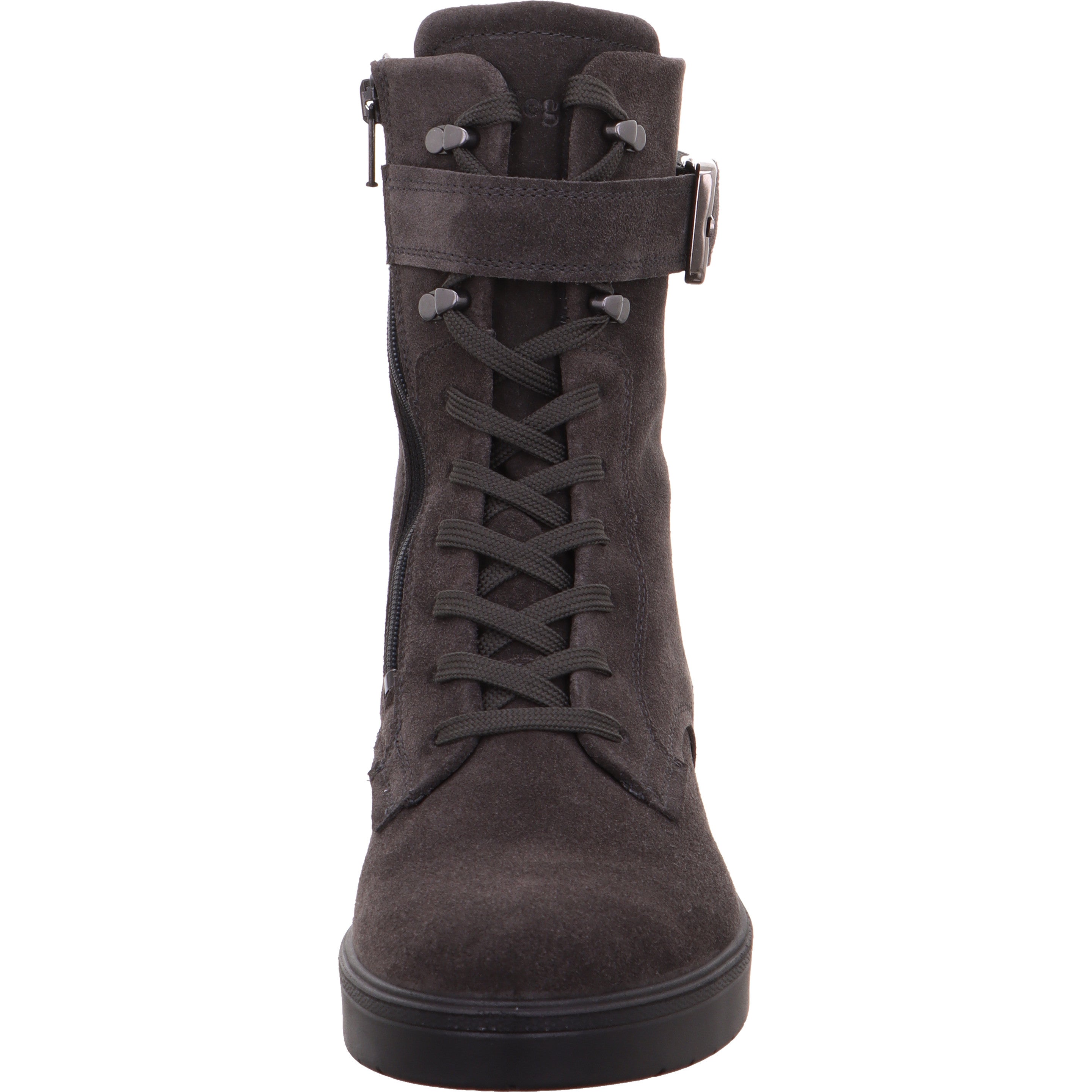 legero MYSTIC Damen  Schnürboots mit Reißverschluss - Farbe: Lavagna - Größe: 6