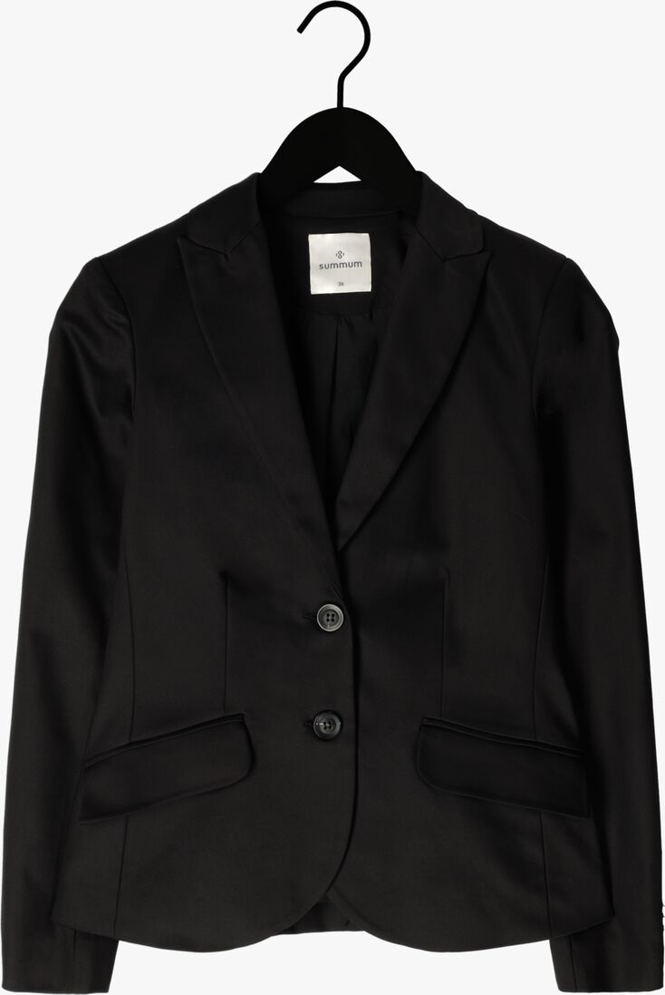 zwarte summum blazer blazer classic stretch (1s100)