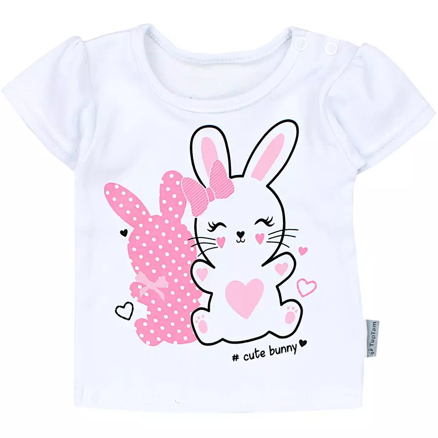 TupTam Baby Mädchen Kurzarm T-Shirt 5er Set rosagrün