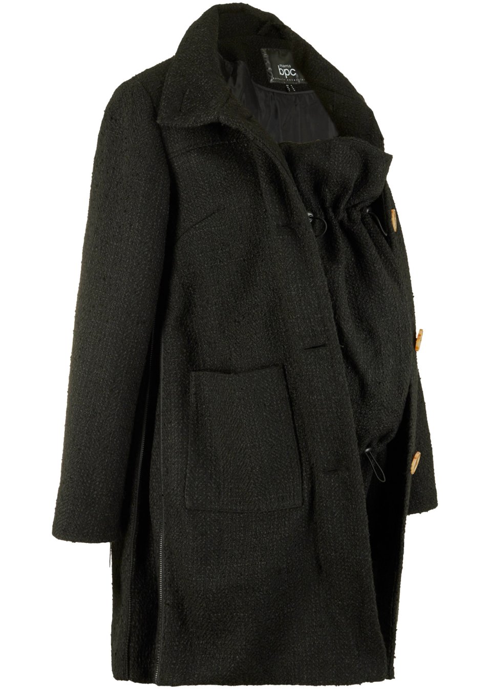 Manteau en bouclé de grossesse et de portage
