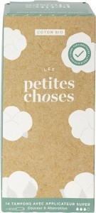 LES PETITES CHOSES Tampons Applikator super Bio, 14 Stück