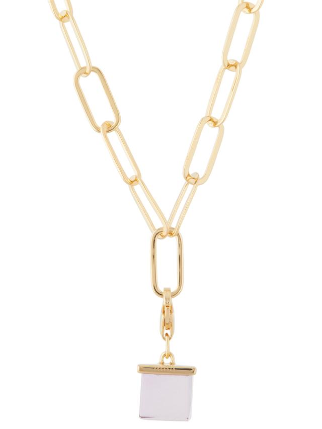 Neustart-Collier, Amethyst, Silber 925 vergoldet