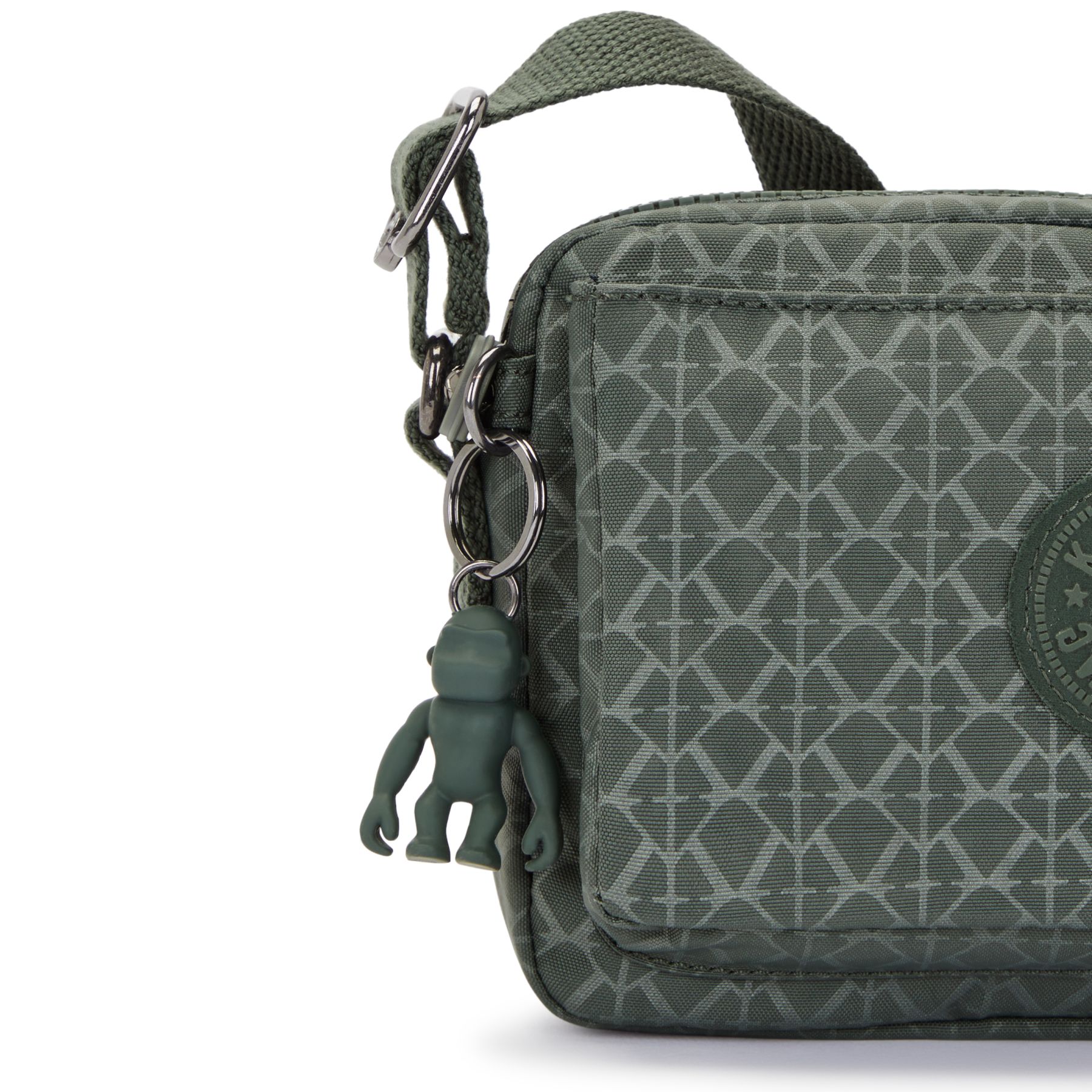 ABANU Mini Sac à Bandoulière avec Sangle Ajustable - Sign Green Embosse