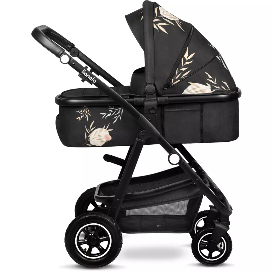 lionelo Kombikinderwagen Amber 2 in 1 Lovin Black