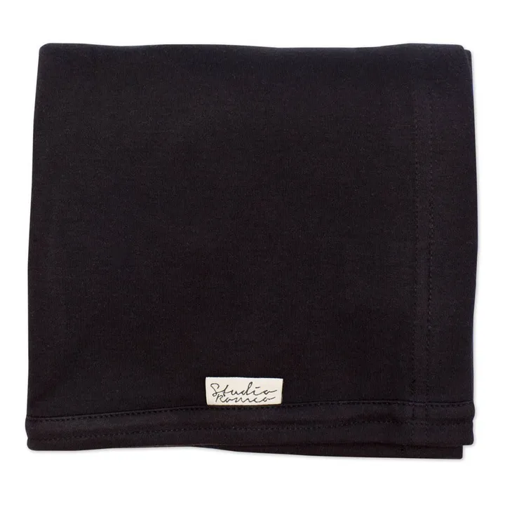 Studio Romeo Porte-bébé Black en coton bio | Noir