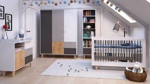 Porte additionnelle bois oak chambre Concept - VOX