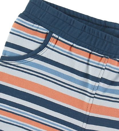 Minymo Shorts - Insignia Blue m. Streifen