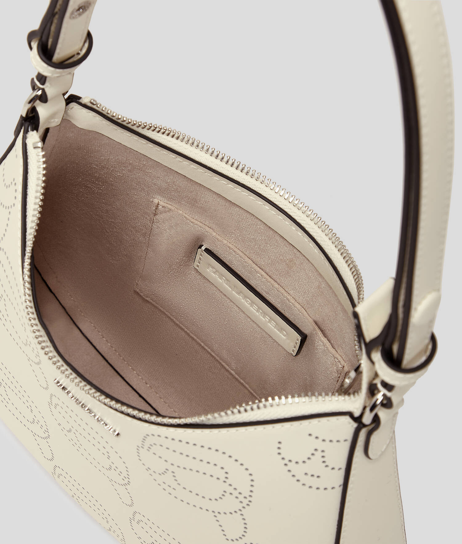 SAC PORTÉ ÉPAULE PERFORÉ IKON - Blanc Cassé