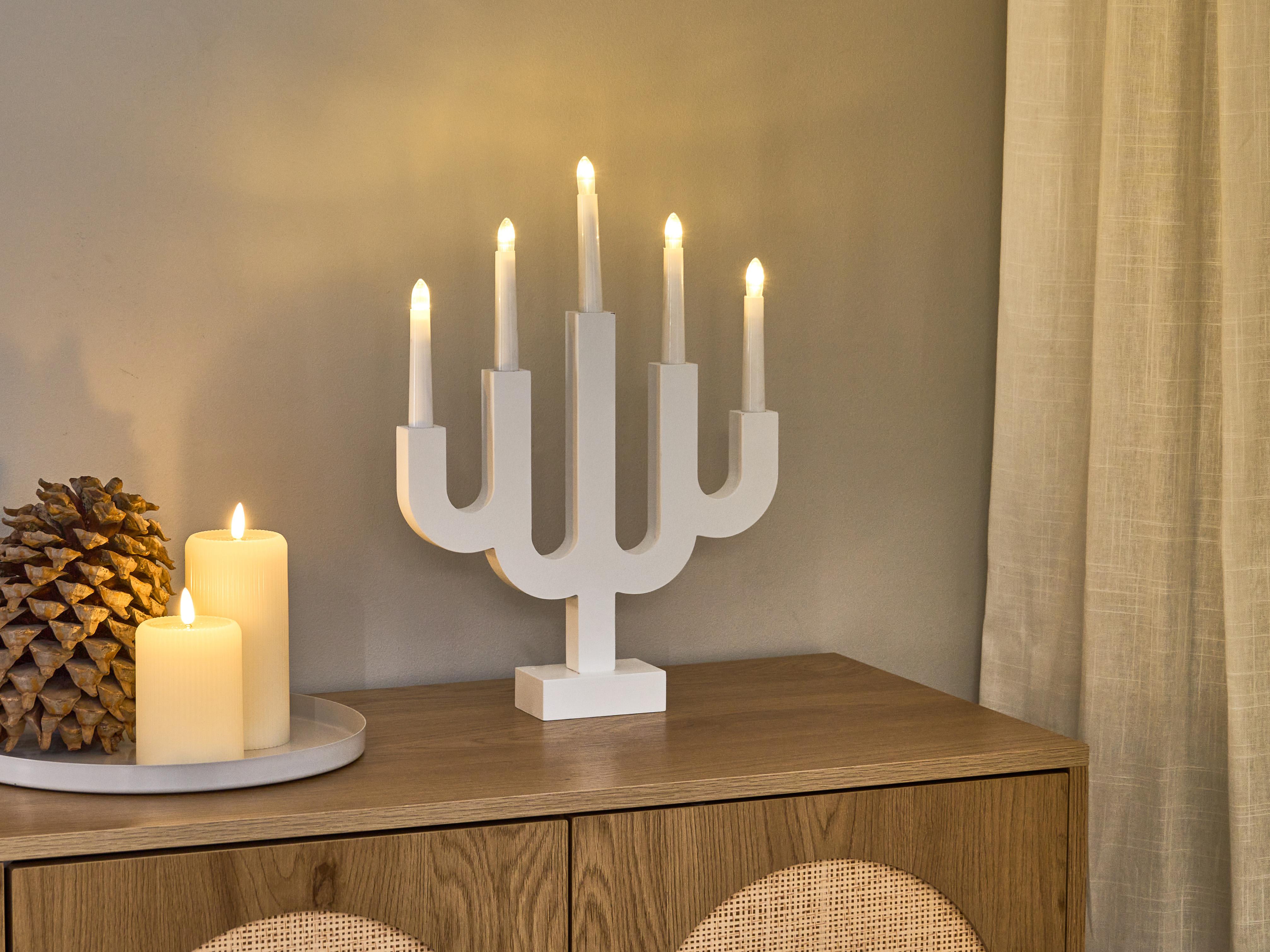 Kerstdecoratie BJORKAN LED Wit