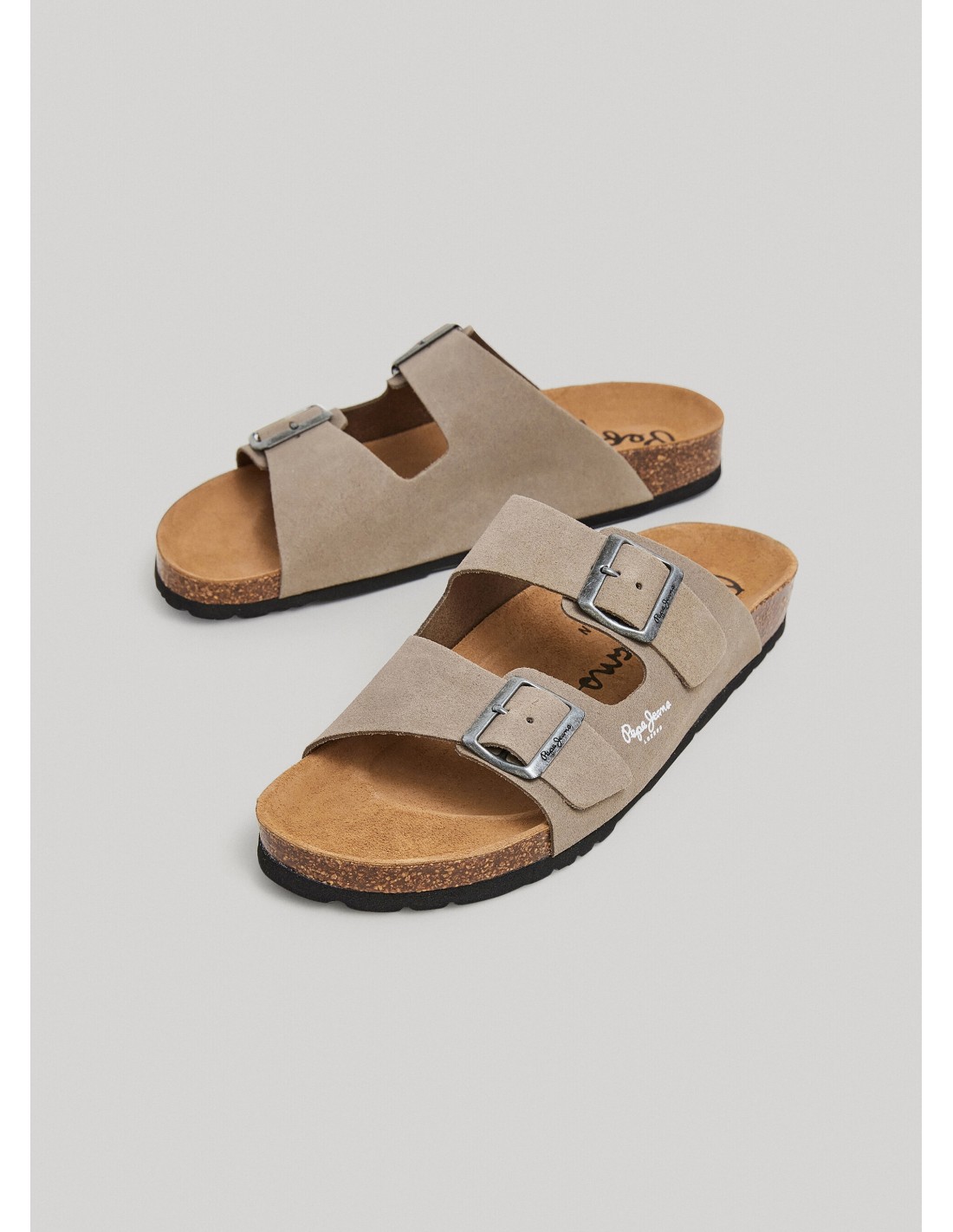 pepe jeans Mules Homme Bio Suede M Beige