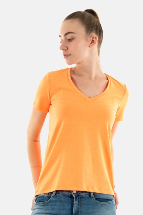 Tee shirt please t0ay 1257 arancio fluo