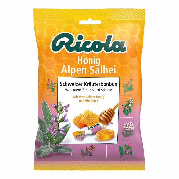 Ricola Honig Alpen Salbei Bonbons, 75 g