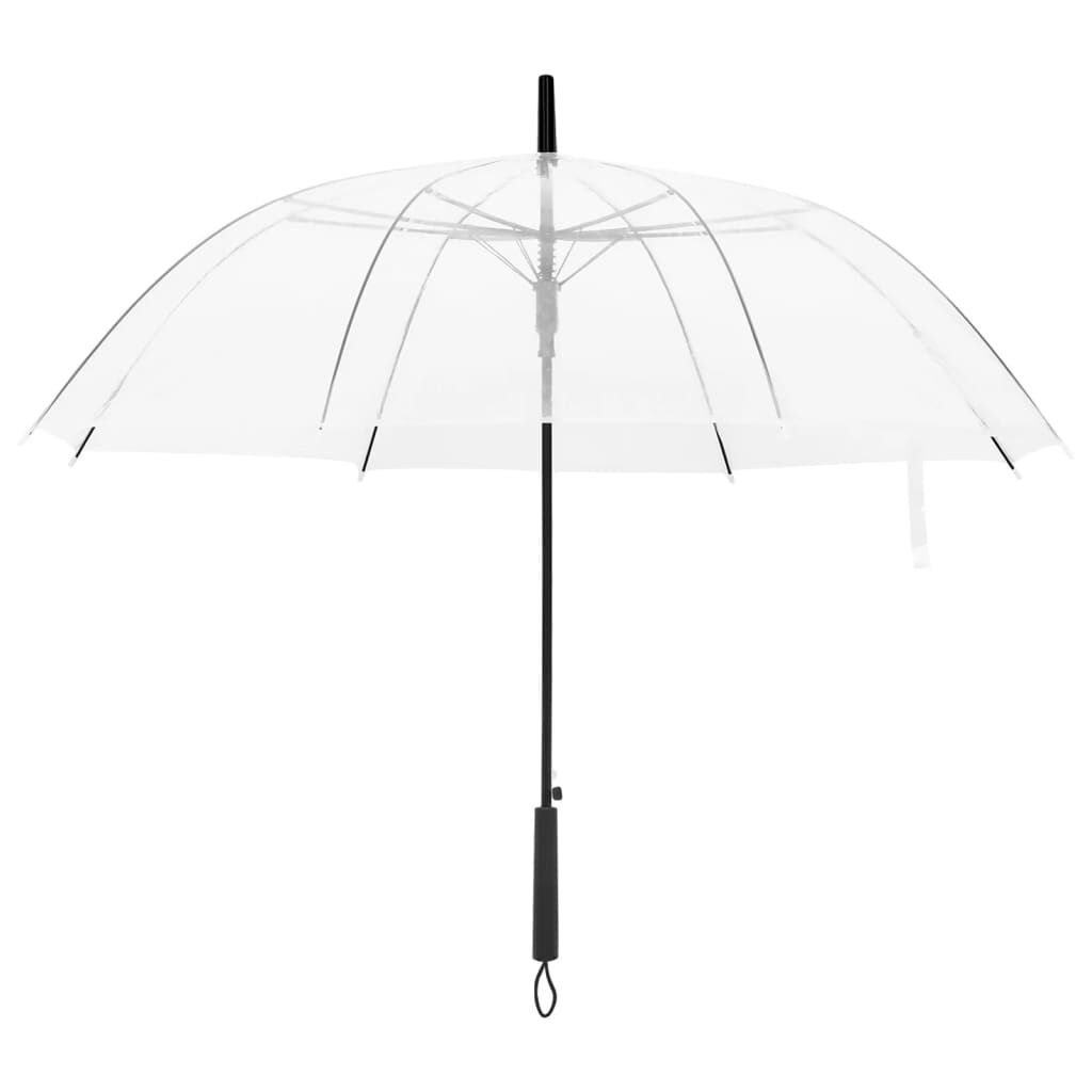 vidaXL Transparante paraplu, 100 cm