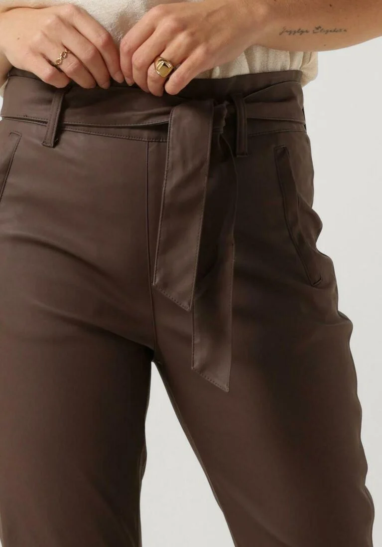 KNIT-TED taupe knit-ted pantalon francis pant