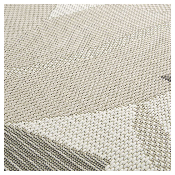 Tapis d'intérieur ou d'extérieur - vanille - beige naturel - 80 x 150 cm