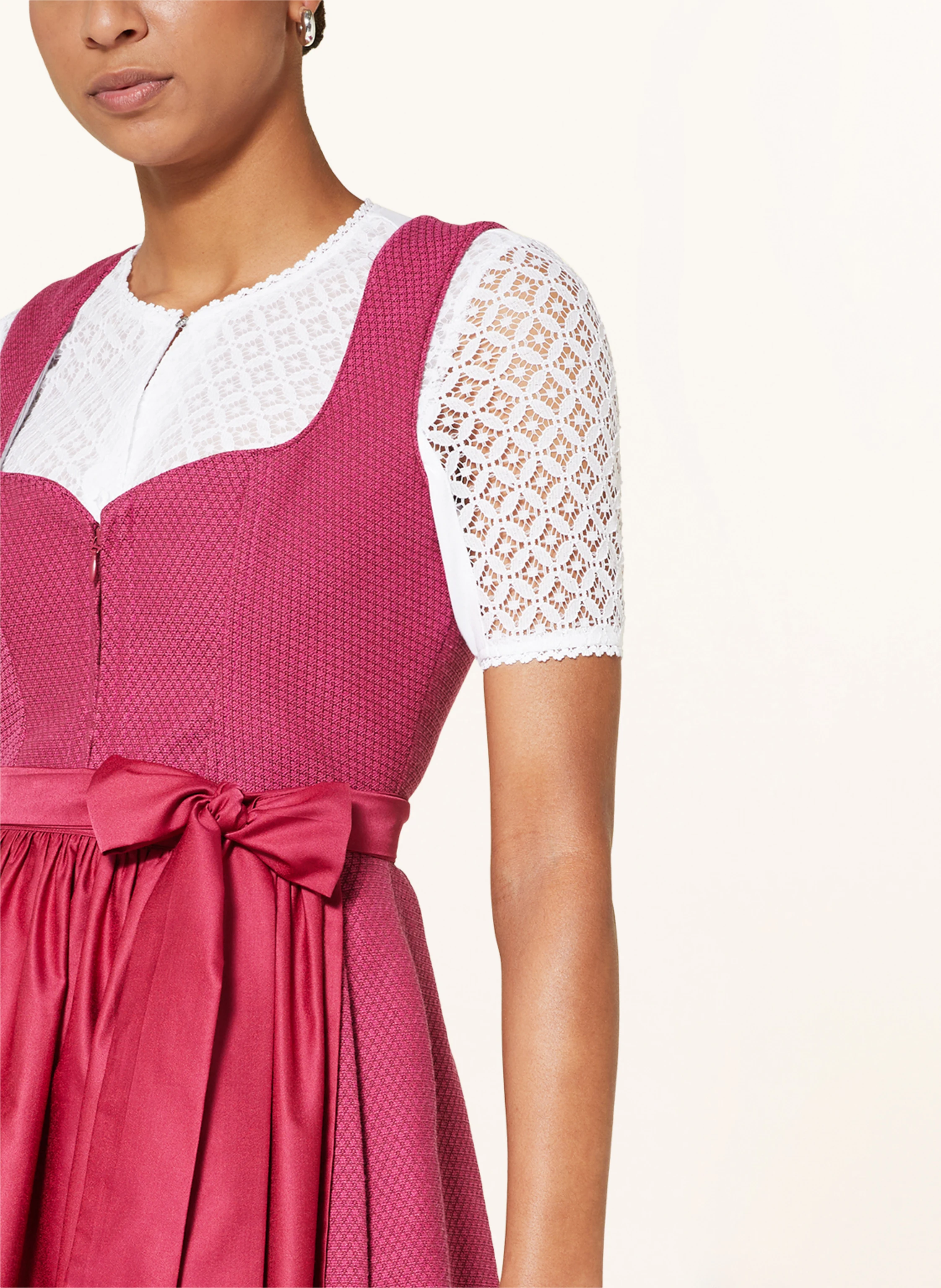 WALDORFF Dirndlbluse mit Spitze