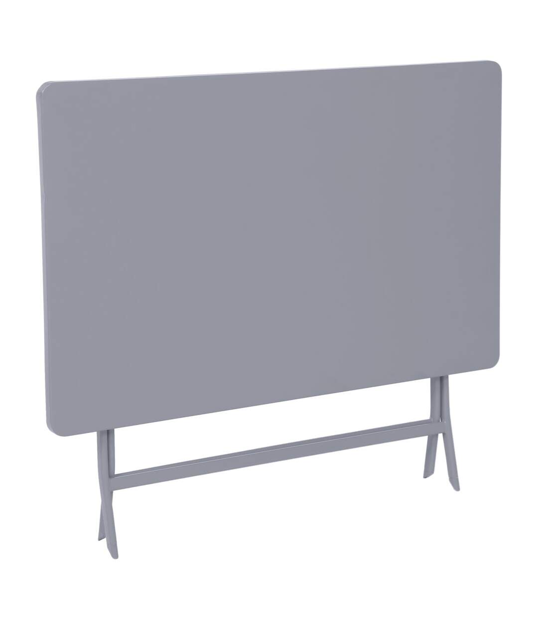 Table de jardin pliante rectangulaire Greensboro - 4 Places - Gris quartz