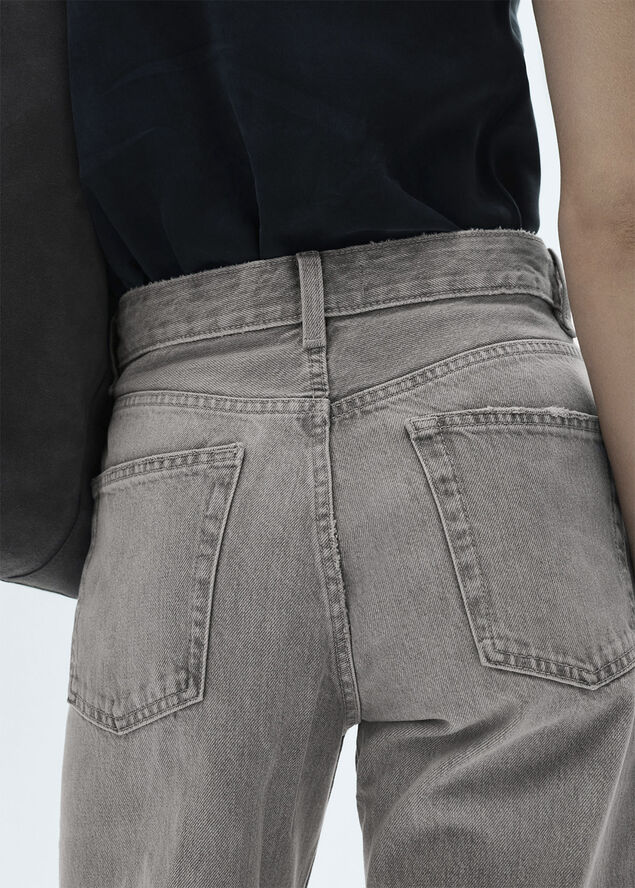 MANGO Miami medium-rise straight-fit jean Tg