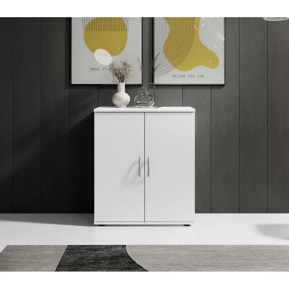 Commode Viviane 60cm met 2 deuren - wit