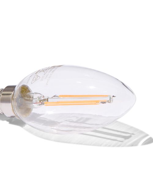 ampoule flamme clear E14 2,1W 250lm dim