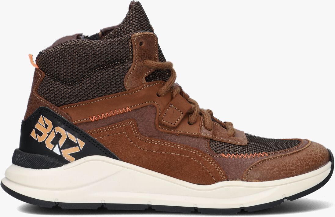 BRAQEEZ cognac braqeez hoge sneaker ravi rio