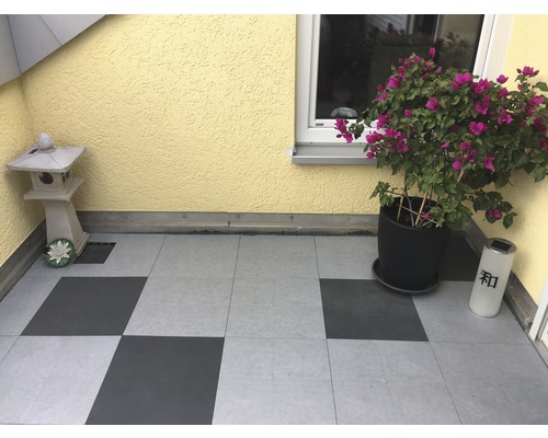 Kliktegel florco vloer 40x40 cm grijs