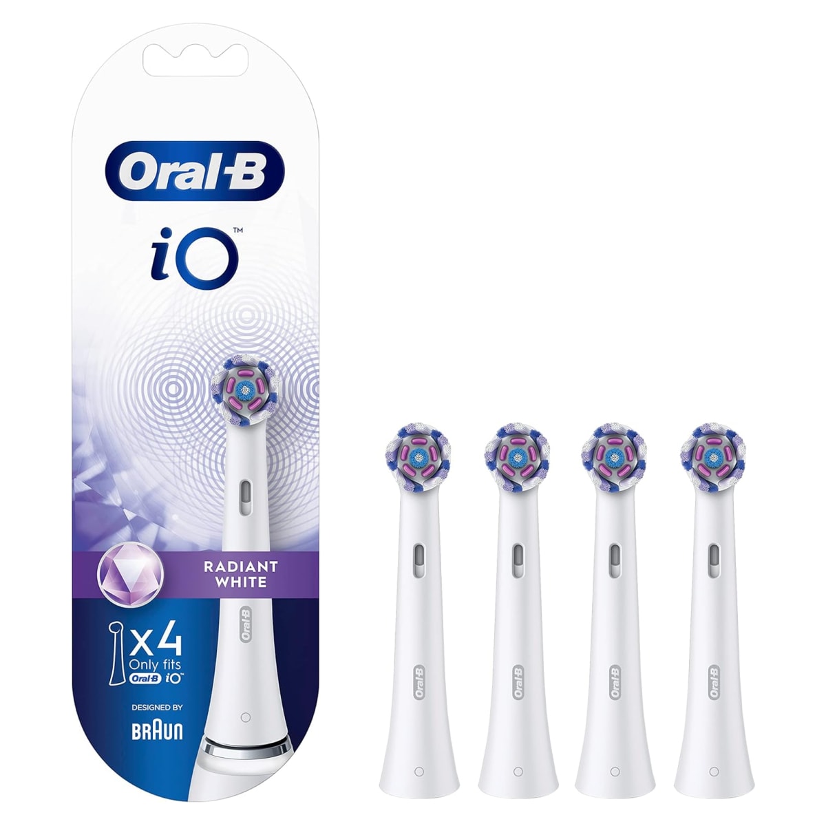 Oral-B iO RB WW-4 Radiant White 4er Aufsteckbürsten