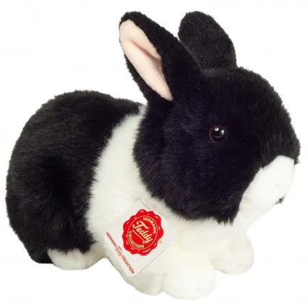 Teddy Hermann Hase schwarz-weiß 23 cm