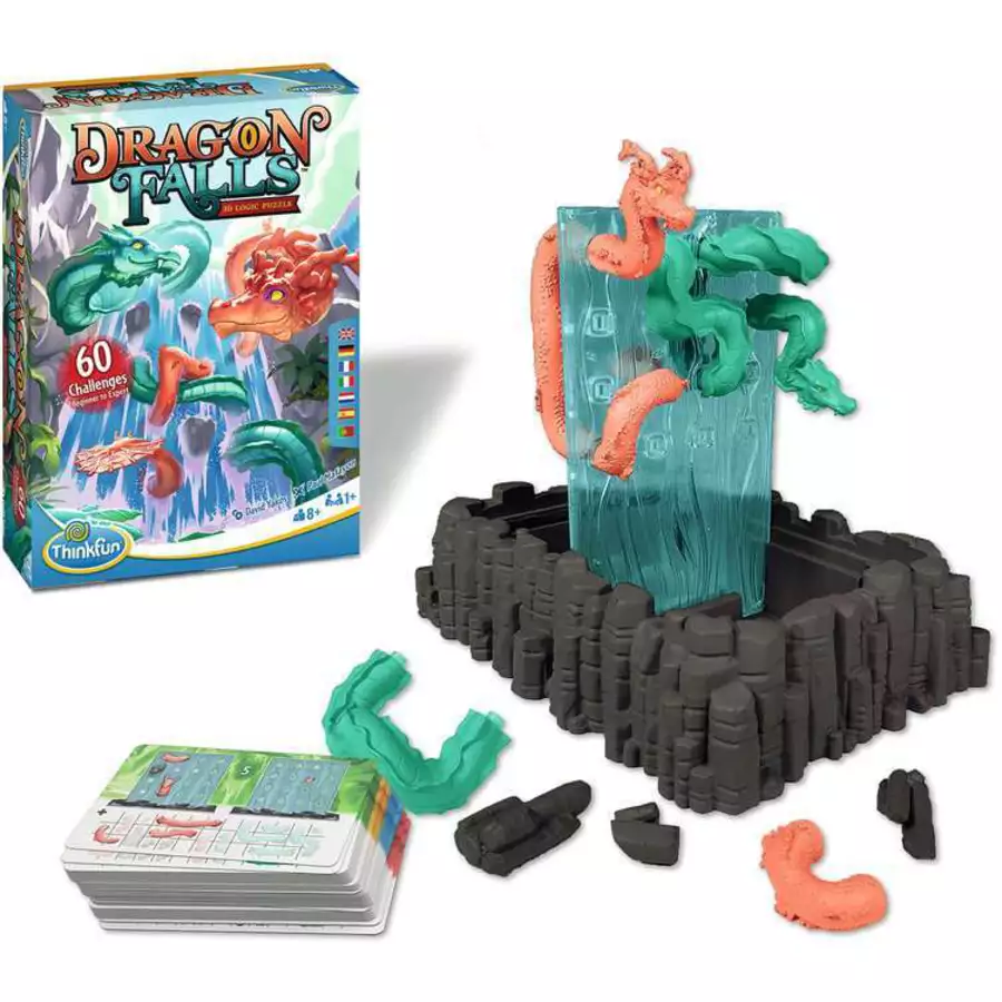 Thinkfun Dragon Falls 3D Logikspiel bunt