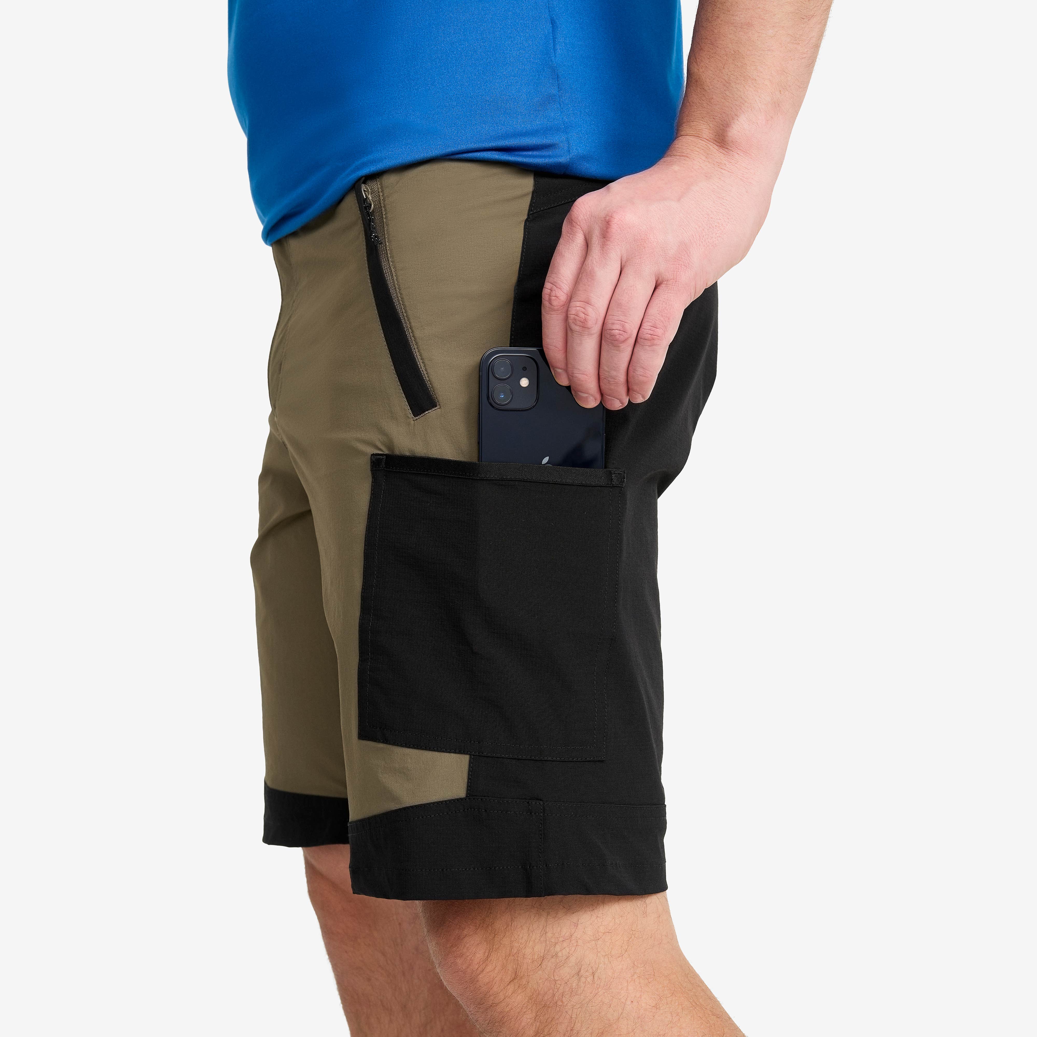 Elevate Pro Hiking Shorts Herre Light MossGray/Black