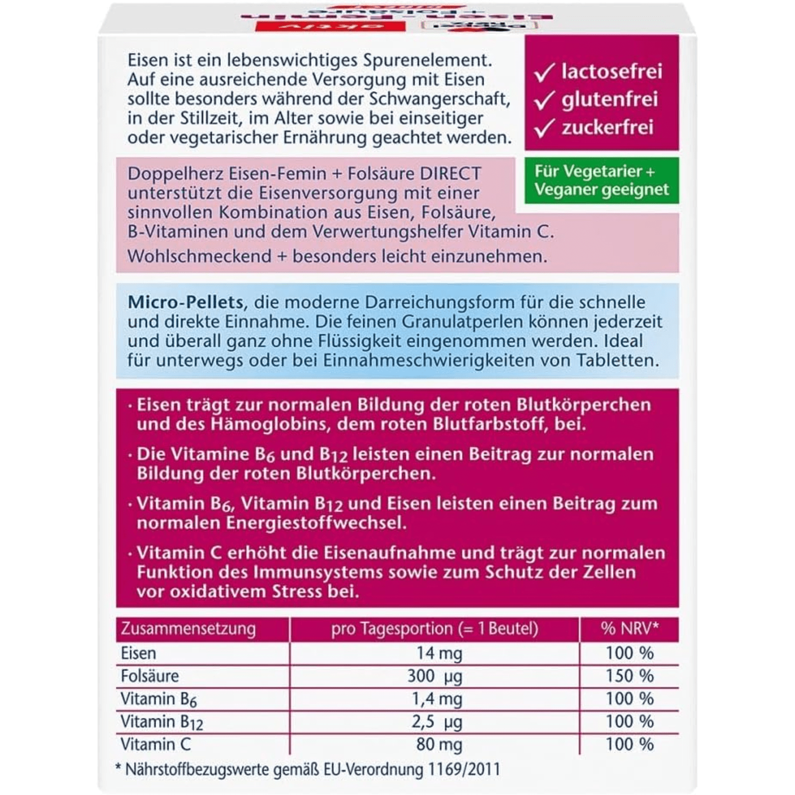 Eisen Femin direct (20 Portionsbeutel)