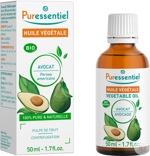 Puressentiel Huile Végétale D’Avocat Bio Flacon 50ml