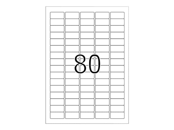 HERMA Special - Papir - matt - selvklebende med ekstra styrke - hvit - 70 x 36 mm 600 etikett(er) (25 ark x 24) merkelapper