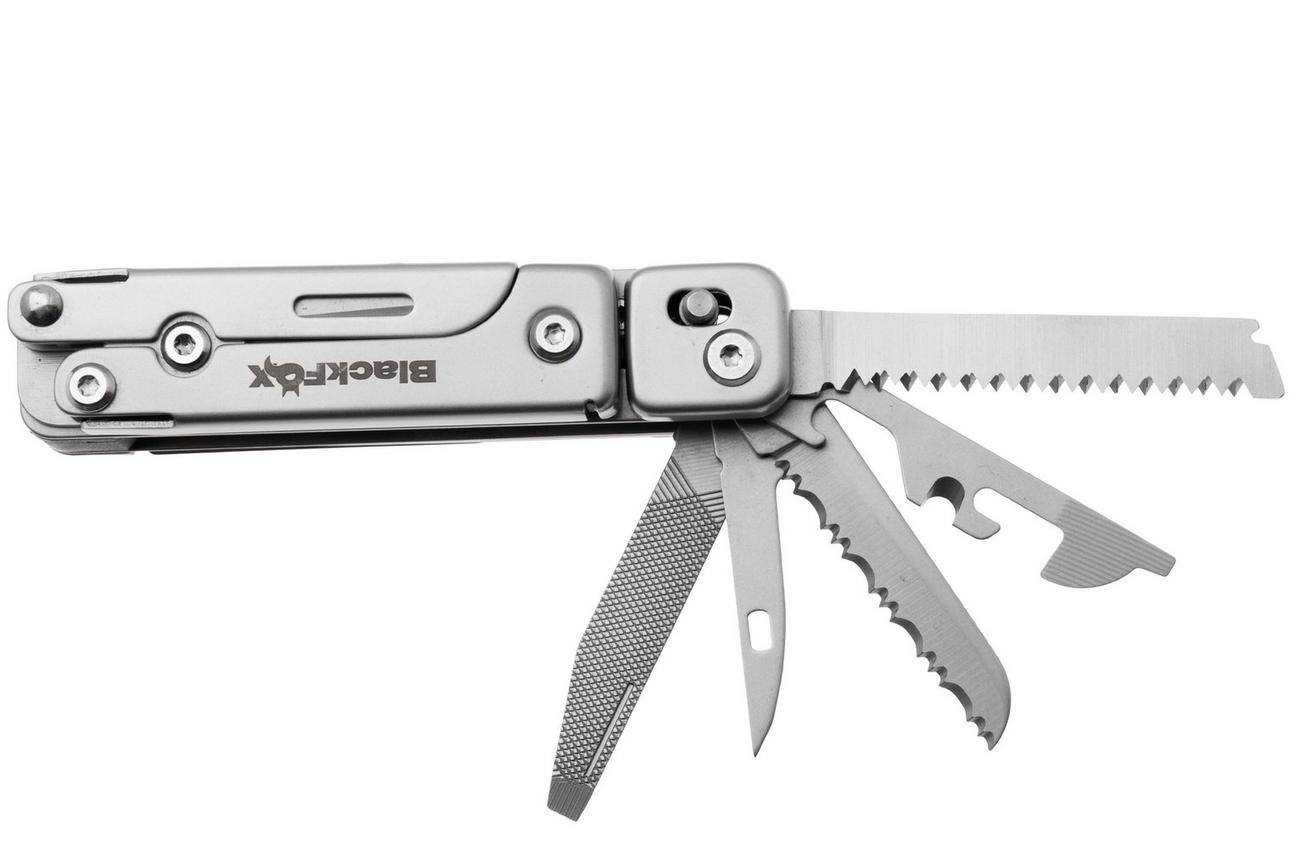 Black Fox Solver BF-207 Satin AISI 440 multitool