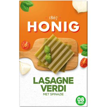 Honig Lasagne Verdi met Spinazie 250 g