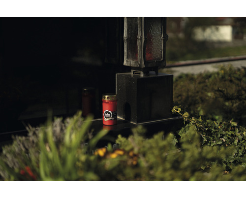 Grafkaars 3-daagse brander met deksel, rood