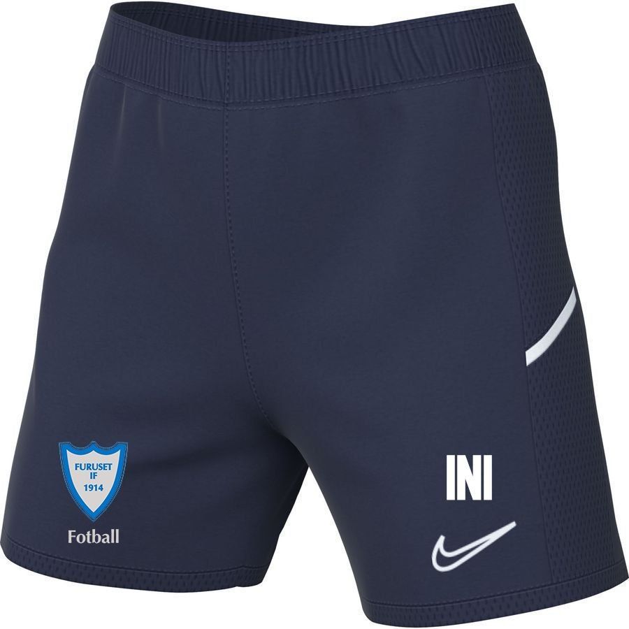 Furuset Nike Short d'Entraînement Academy 25 - Bleu Marine/Blanc Femme