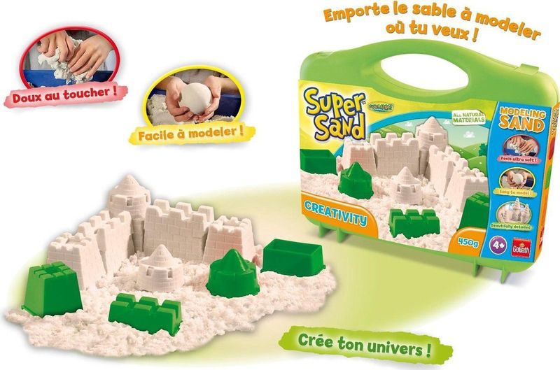 Goliath Games - Super Sand - Creatieve Aktetas - 400 gram - Bordspel