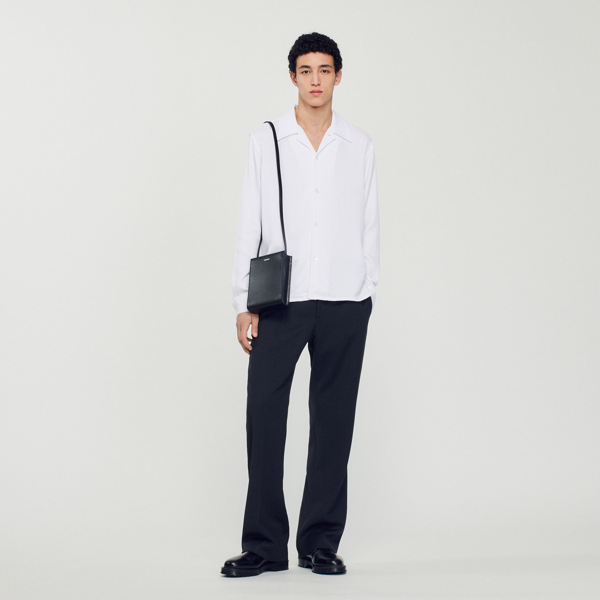 Chemise fluide col requin Homme