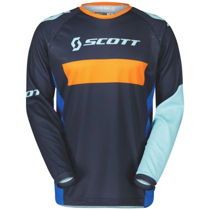 Maillot cross Scott 350 RACE EVO 2023 - Bleu / Orange