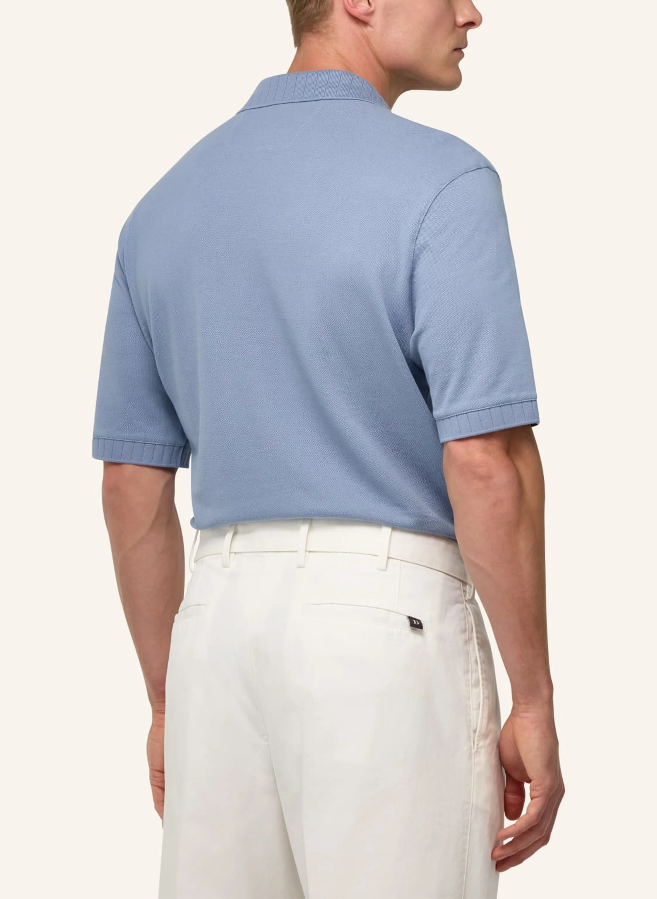 BOGGI MILANO Piqué-Poloshirt